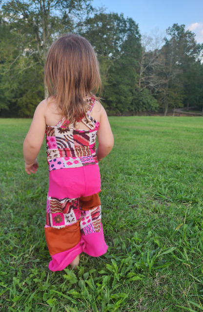 Custom Colorblock Wide Pants